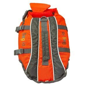 NWT Boglia Orange & Gray Dog Life Jacket